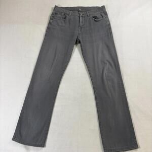DL1961 Russell Slim Straight Jeans Gray Wash 32 Fits Like 32 X 29 Stretch Y2K
